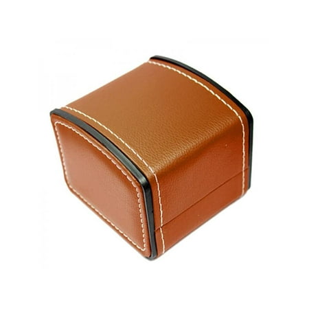 Topumt Classic Upscale Watch Display Box PU Leather Jewelry Storage Case Watch Winders Jewelry Watch Box