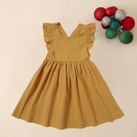 

Jacenvly New Summer Priincess Dress with Suspender Buckle For Girls Aged Two To Six Years Old New Year Gift Birthday Gifts for Women Clearance Items for Women