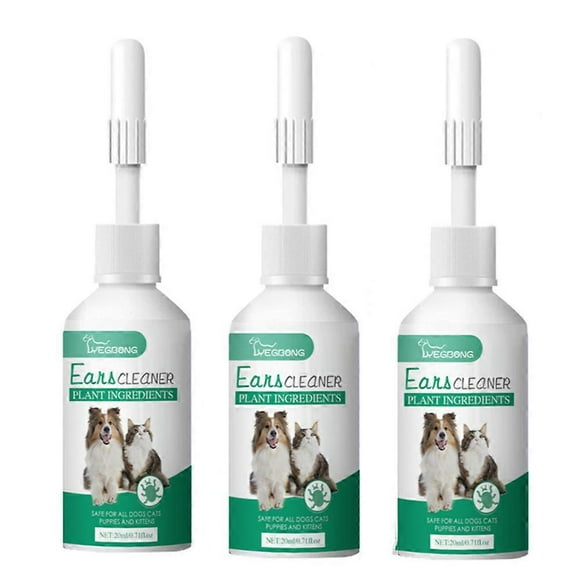 20ML Pet Ear Drop Removes Ear Mites Improves Hearing Easy to Use Effective Cat Dog Ear Cleaner Pet Supplies