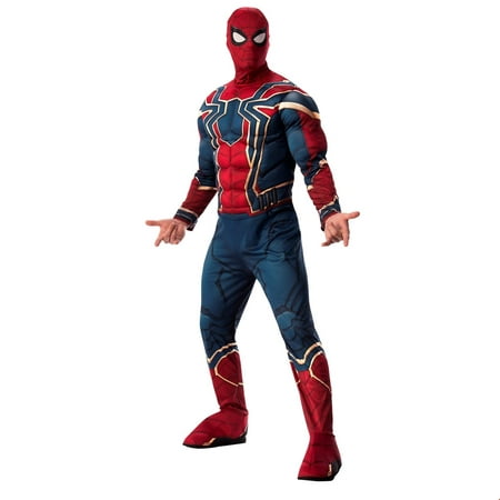 Marvel Avengers Infinity War Deluxe Mens Iron Spider Halloween Costume