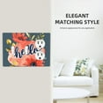 thumbnail image 5 of Flower Hello Daisy Switch Cover Decorative Wall Plate 3-Gang 2-Toggle 1-Duplex Standard Size, 5 of 5