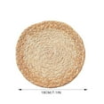 Straw Corn Husk Gourd Table Mat Handmade Heat Insulation Pad Scalding