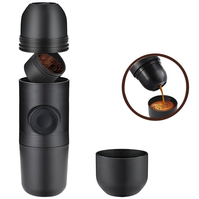 Cafetera manual de 70 ml Mini cafetera de café molido portátil Máquina de café espresso Cafetera man Abanopi Maquina de cafe