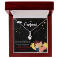 thumbnail image 4 of To My Girlfriend  Today & Forever Alluring Ribbon Necklace Message Card, 4 of 20