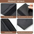 thumbnail image 6 of 5.6x4/142 * 105mm Black Genuine Leather Passport Holder Crazy Horse Leather Wallet Handmade Passport Cover Rectangle Travel Luggage Case Document Organizer for Men Women Credit Cards Colorful, 6 of 9