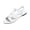 White, variant on Braided Detail Shoes, Womens Strappy Sandals, Slip-On Summer Shoes, Women's Mexicanos Huaraches Sandals Closed Toe Slingback Ankle Strap Flats Sandals Vacation Walking Shoes, White 5.5