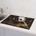 thumbnail image 6 of Xecao Classical Golden Casino Patten Drying Mat,Dish Drying Mats for Kitchen Counter,Super Absorbent Dish Drying Pads 18×24 Inch, 6 of 7