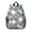 Geometric Square White, variant on Geometric Triangle Green Pattern Backpack for School, Cute School Bag with Adjustable Shoulder Straps and Padded Back, 15"x11.42"x5.5"