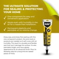 thumbnail image 4 of Siliconized Super Acrylic Latex Sealant, Indoor & Outdoor Paintable Caulk - Flexible, Weather & Moisture Resistant, White Caulking for Baseboards, Windows, Doors & More - 5.5 oz (160 ml), 4 of 7