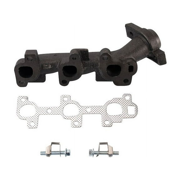 Left Exhaust Manifold - Compatible with 2004 - 2010 Dodge Dakota 3.7L V6 2005 2006 2007 2008 2009