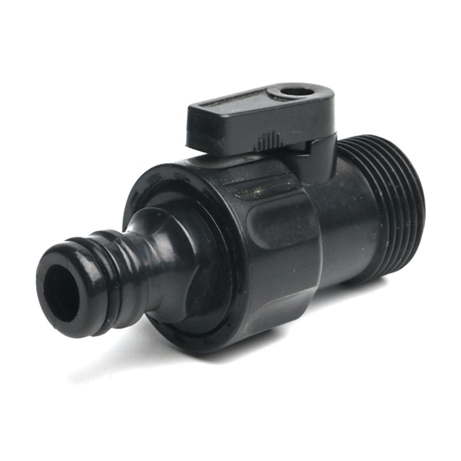 1pc Plastic Garden Quick Connector With Valve Watering Hose Extend Adapter Prolong Hose Fittings Switch