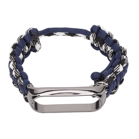 Aestri Umbrella Cord Wrist Strap for Smart Trackers Adjustable Replacement Wristband, Navy Blue