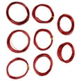 thumbnail image 4 of rollos de alambre de aluminio para manualidades, 0,6 a 3 mm, para manualidades, joyería, color rojo, 4 of 5