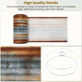 thumbnail image 4 of Lampshades 2 Pack Rusty Corrugated Metal Texture Weathered Orange Gray Stripes 13"x13"x10" Light Shade for Table Lamps Floor Lamp Shades Lampshade Replacement Easy Assembly, 4 of 8