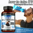thumbnail image 6 of Men's Multivitamin - Vitamin D, Zinc, Folic Acid, and B Vitamins - for Energy, Focus and Immune Health - 120 Count, 6 of 8