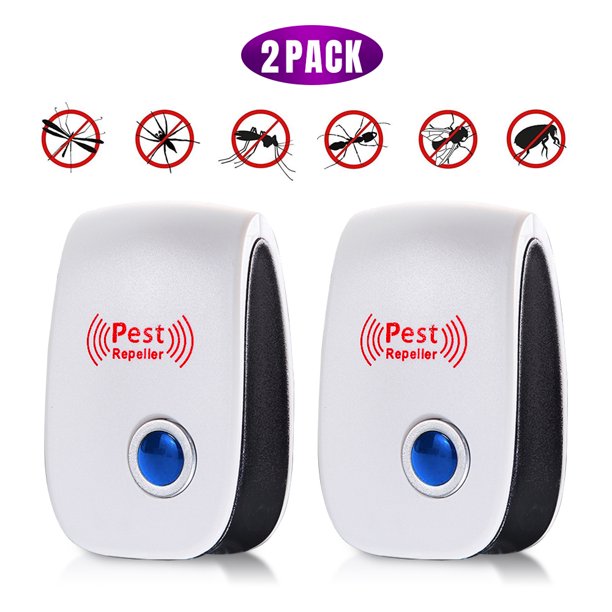 2 Pack Ultrasonic Pest Repeller, Electronic Plug in Sonic Repellent