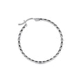 thumbnail image 2 of Arete Arracada Diamantada de Plata Ley 925 Imperial Jewelry 25mm, 2 of 9