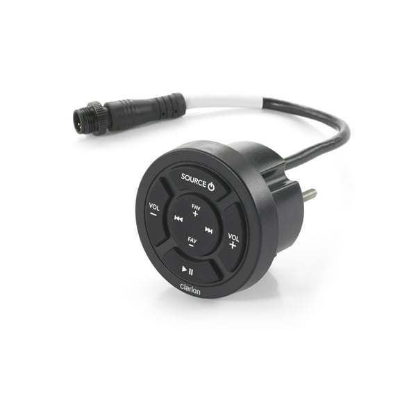 Clarion CMR10 Wired Marine Remote Controller - Round