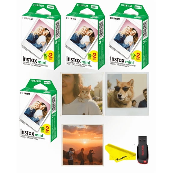 Fujifilm Instax Mini Film 4-Pack