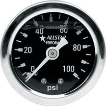 Allstar Performance ALL80206, 1.5In Gauge 0-100 Psi Liquid Filled Performan