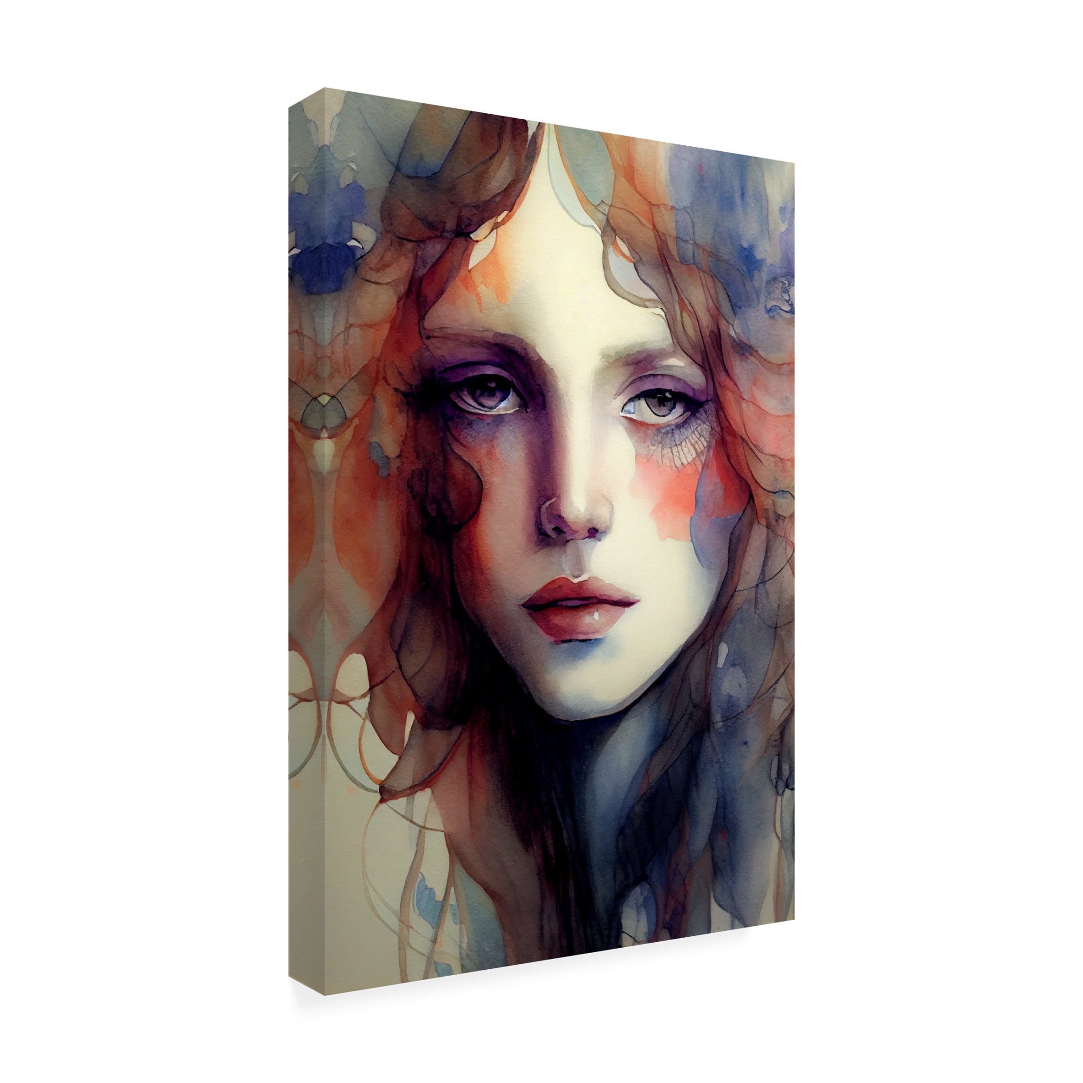 Canvas Wall Art - Sasha 'Woman I' Wall Art for Living Room, Bedroom, or Office Décor by Trademark Fine Art - 30 x 47 Inches