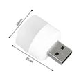 thumbnail image 2 of Night USB light, mini LED bulb plug-in type, warm white, suitable for bedroom, bathroom, 2 of 5