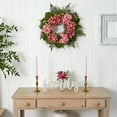 thumbnail image 4 of Nearly Natural Plastic Wreath, 24" (Assorted Colors), 4 of 5