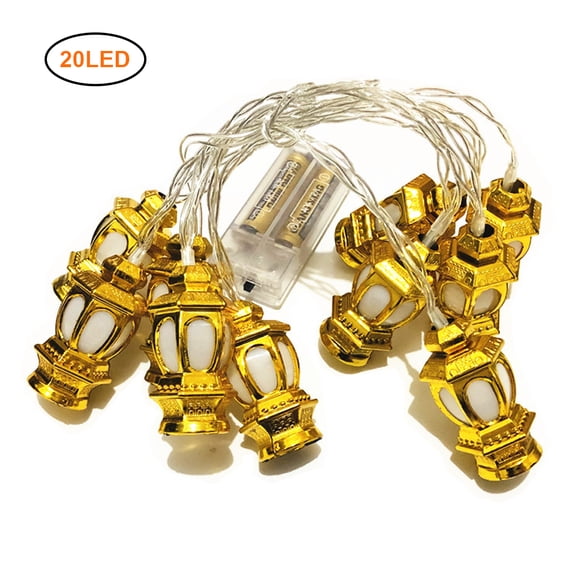 Lampe à Guirlande, Lampe Féerique à Guirlande LED Musulmane Ramadan, Lumière à Guirlande LED Musulmane Ramadan, Esthétique Élégante