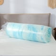 thumbnail image 3 of 2 inch Twin Gel Infused Mattress Topper, Memory Foam Mattress Bed Pad,Soft, Blue, 3 of 9