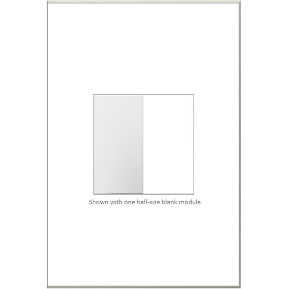 Legrand Aabk14 Adorne Half Size Blank Insert - White