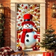 thumbnail image 2 of 2026 Christmas Home Party Decoration 1PCS Christmas Door Cover Door Curtain Christmas Day Door And Wall Decoration Desktop Decoration Festival Party Decoration 35x71inches, 2 of 6