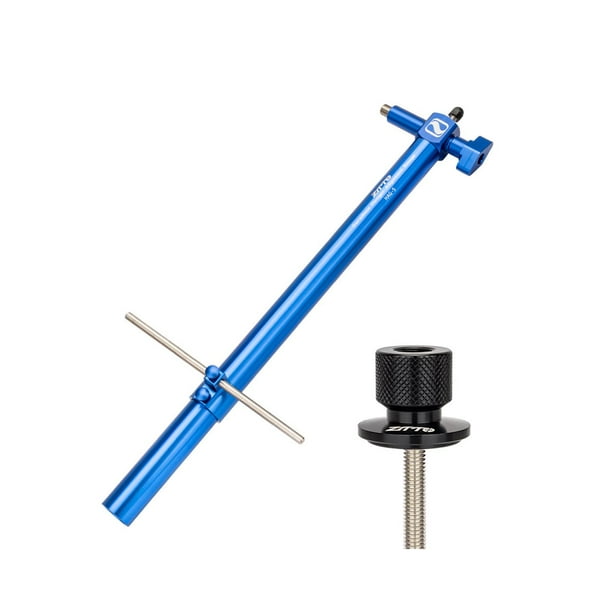 Herramienta de medición de patilla de cambio, accesorios para bicicletas, palancas de freno y cambio de bicicleta Azul