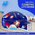 thumbnail image 2 of W&amp;O Galactic Aerodome with LED Lights - Inflatable Space Fort for Kids Aged 3-12, Inflates in Seconds Creating an Immersive Galactic Experience (Fan Not Included), 2 of 6