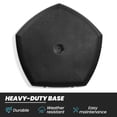 thumbnail image 3 of Crestlive Products 45 lbs Heavy Duty Square Stone Patio Umbrella Base in Black, 3 of 9