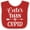 Red and White, variant on Inktastic Valentine Day Cuter Than Cupid Boys or Girls Baby Bib