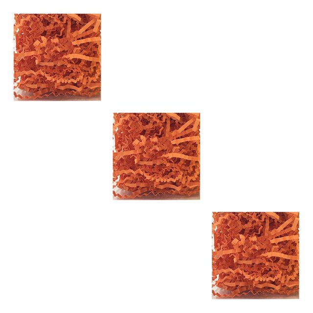 Cateissary Hierba de Pascua Festival reciclable Papel triturado Perfecto DIY Confeti Relleno a prueba de golpes para la escuela Aula naranja Type1 NO1