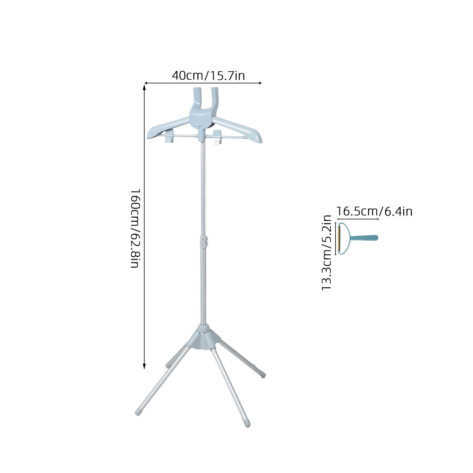 DEEPCRAFF Clothes Steamer Rack with Adjustable Hanger and Space-Saving for Efficient Garment Care