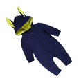 thumbnail image 4 of Rabbit Ropa de escalada Bebé Recién nacido Trajes Cremallera con capucha Nuevo azul oscuro 73, 4 of 7
