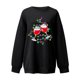 thumbnail image 2 of Gibobby Sudadera de Navidad para mujer Tops para mujer, de tamaño, sudadera de manga larga, suéter con capucha, blusa de otoño para chicas adolescentes(Negro,G), 2 of 5