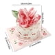 thumbnail image 3 of Tarjeta de felicitación 3D, Tarjeta de agradecimiento universal de amor hermoso, Tarjeta de cumpleaños del Día de la Madre, Rosa, 3 of 3