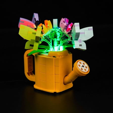 Upgraded Led Light Kit for Lego 3 in 1 Flowers in Watering Can Building Set, Compatible with Lego 31149 (Model Not Included)