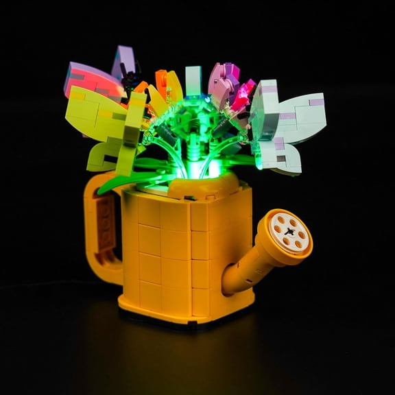 Upgraded Led Light Kit for Lego 3 in 1 Flowers in Watering Can Building Set, Compatible with Lego 31149 (Model Not Included)