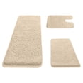 thumbnail image 2 of Tuvgenk 3 Piece Bathroom Rug Set Non Slip Water Absorbing Bathroom Rugs Sets 3 Large Bath Mat Set for Shower(Khaki,47x16 inch,24x16 inch,20x16 inch), 2 of 9