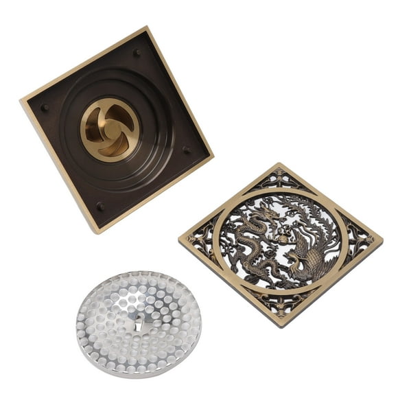 Floor Drain, Square Floor Drain Large Displacement Drainage Proof For Garages For Kitchens