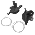 thumbnail image 1 of LeBycle 3x7 21 Mountain Bike Shifter Left 3 Speed Front Shift Lever Right 7 Speed Rear Shift Lever Set, 1 of 8