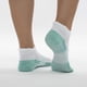 thumbnail image 5 of Calcetines deportivos con ajuste de cobre hasta el tobillo blancos L/XL (3 pares), 5 of 6