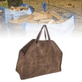 thumbnail image 1 of Bolsa de Portador de Leña, Manijas Reforzadas Bolsa de Soporte de Leña Lenzo Resistente A Rasguiones Plegables para acampar, 1 of 7