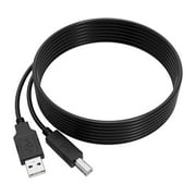PGENDAR 6ft USB Data Sync Cable Cord Lead For Zebra ZXP Series 1 I Z11-00000000US00 Z11-0000B000US00 Z11-000C0000US00 Z11-0000H000US00 Z11-0M0C0000US00 Z11-0M000000US00 ID Card Thermal Printer
