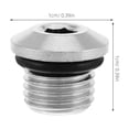 thumbnail image 2 of Moluckfu Accesorio De Tornillo Para Regulador De Material Latón Cromado, 2 of 6