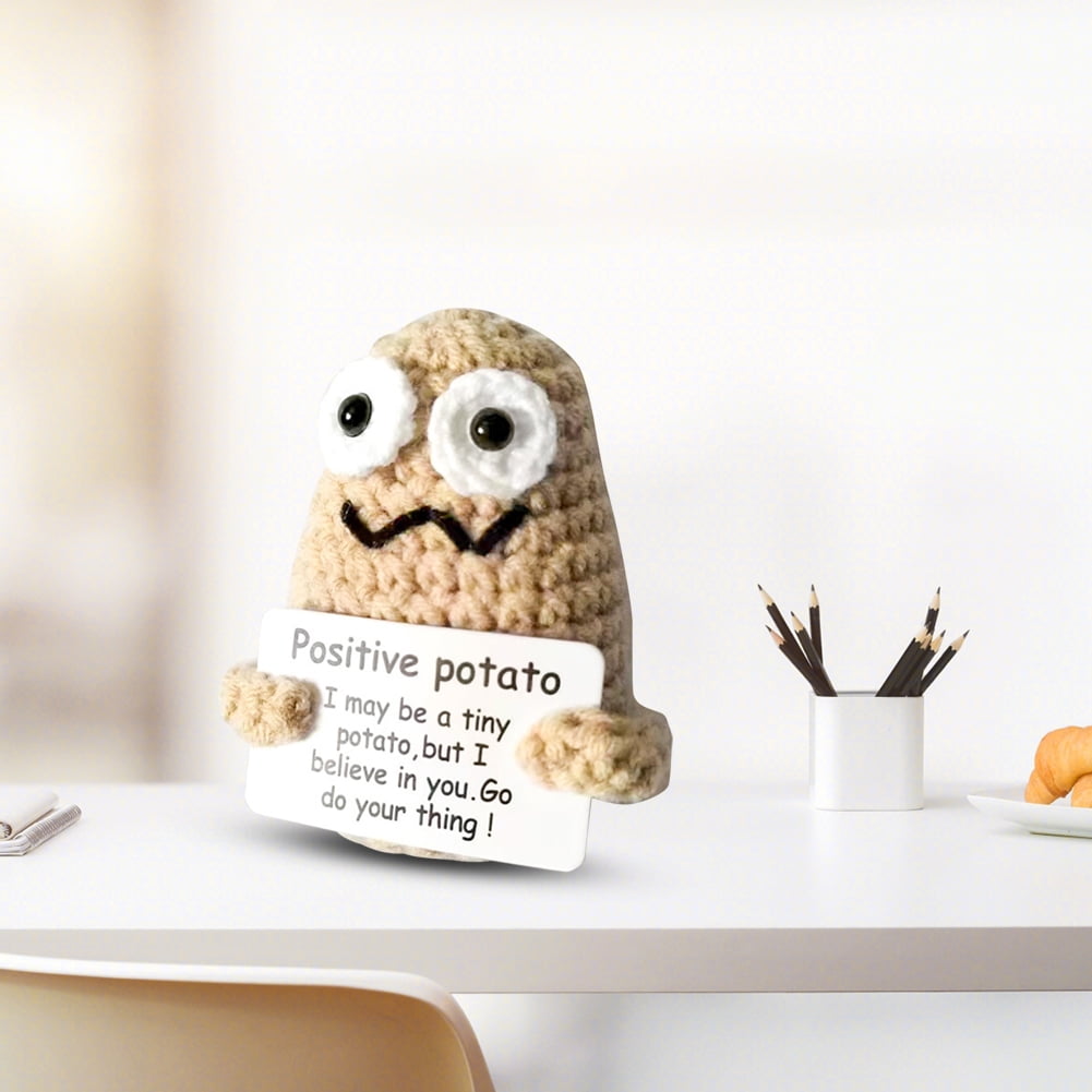 Positive Potato. Amigurumi for beginners. How to crochet Positive  Pineapple. Christmas present ideas 